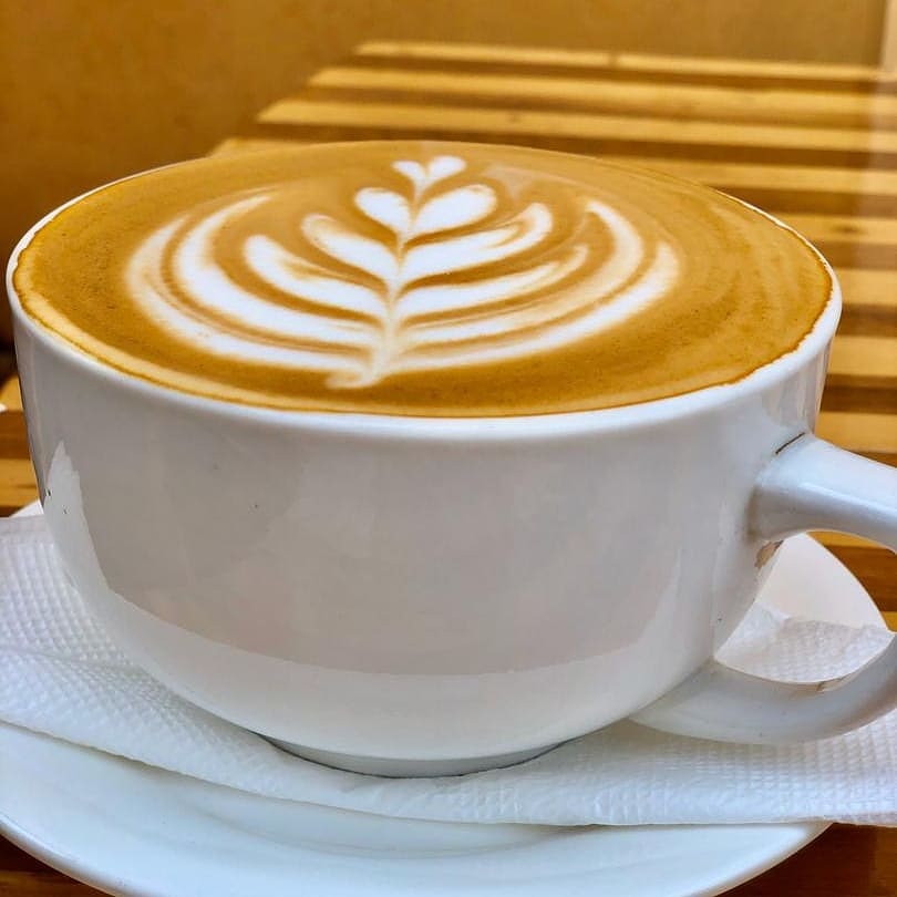 Coffee cup on table